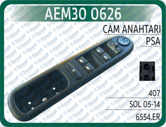 AEM 300626 Cam Anahtari P407 Sol 05-14